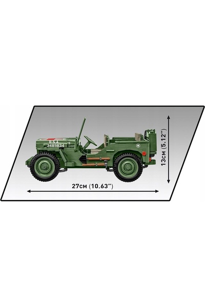 COBI bricks 2806 Willys MB Vehicul medical militar de teren, Al Doilea Război...