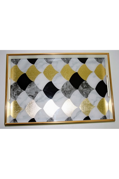 NO BRAND TAVĂ ELEGANTĂ, DREPTUNGHIULARĂ, 30 X 45,5 X 4,5 CM