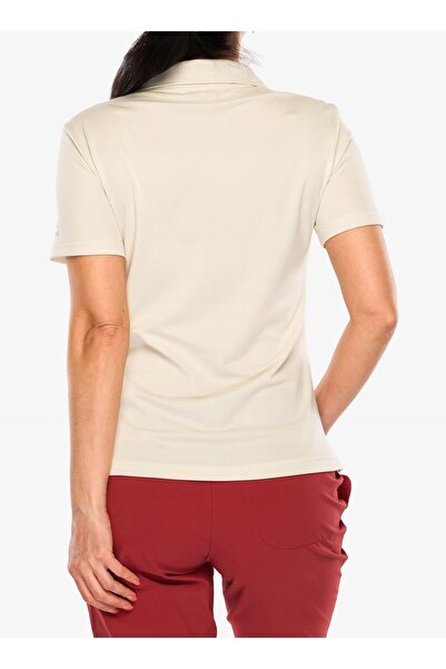 NO BRAND Tricou polo Vaude Essential de damă - ecru 40 (M)