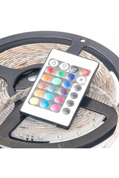 NO BRAND SET Bandă LED RGB Premium de 5 m, rezistentă la apă, IP65