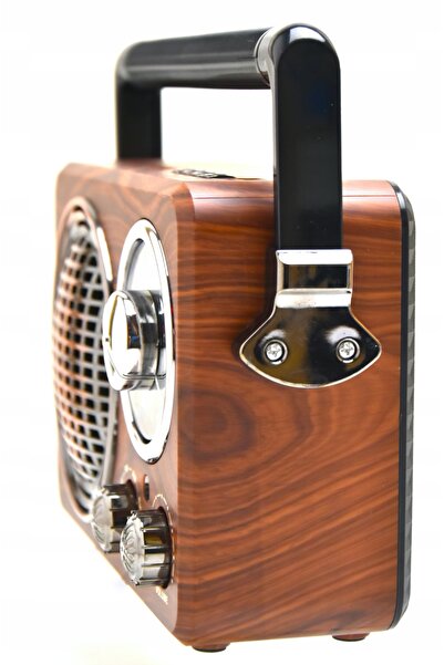 NO BRAND RADIO RETRO VINTAGE USB BLUETOOTH CARDURI SD AM FM DIFUZOR BATERIE R...