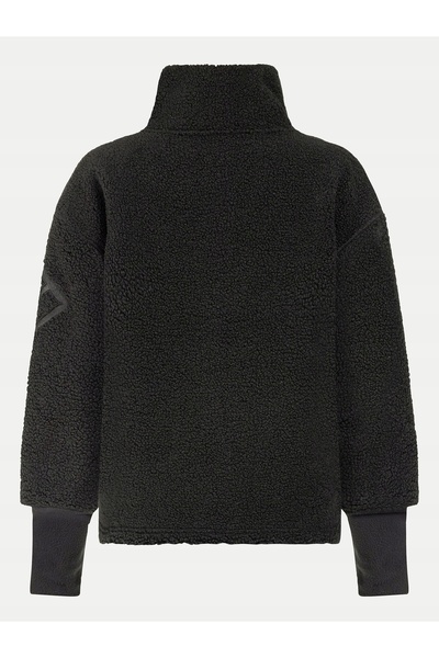 NO BRAND Fleece de damă Didriksons Mella Full Zip 3 - negru 36 (S)