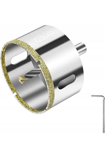 NO BRAND Burghiu diamantat de 68MM pentru sticlă, gresie ceramică, marmură. B...
