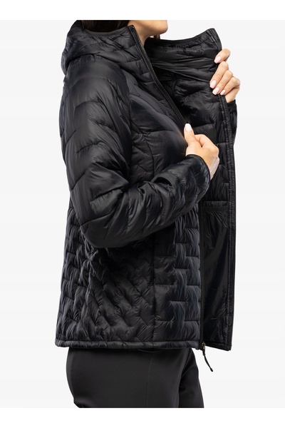 Patagonia Geacă matlasată Micro Puff Hoody pentru femei - negru L