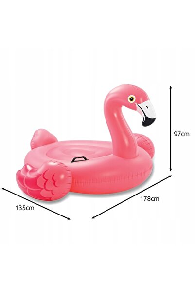 Intex Saltea gonflabilă mare pentru înot, model flamingo, distractivă, pentru...