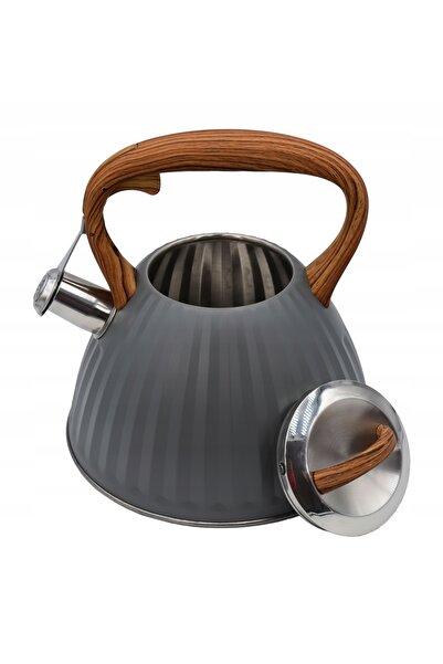 Brunbeste Fierbător Tradițional 3.0L din Oțel Inoxidabil cu Fluier pentru Gaz...