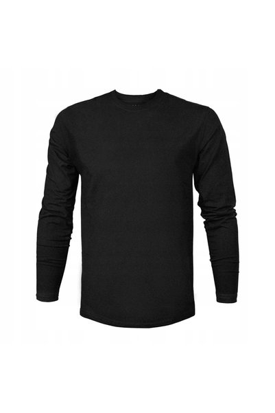 NO BRAND Tricou din bumbac cu mânecă lungă, negru, pentru bărbați, Captain Mi...