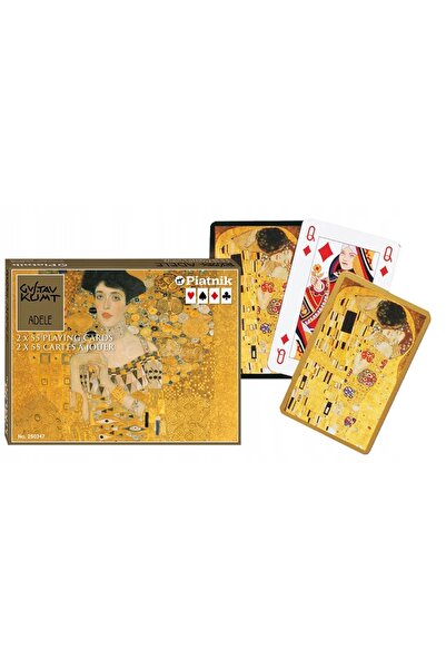 NO BRAND Carte de joc PIATNIK KLIMT ADELA într-o cutie din lemn