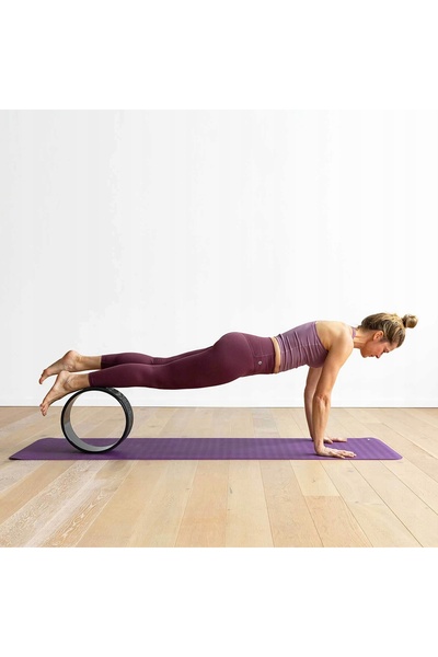 NO BRAND Roată de yoga Bodhi Samsara Mandala Premium – negru