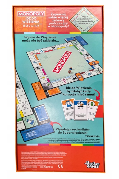 NO BRAND Monopoly Classic – Joc de societate original + extensie „Du-te la în...