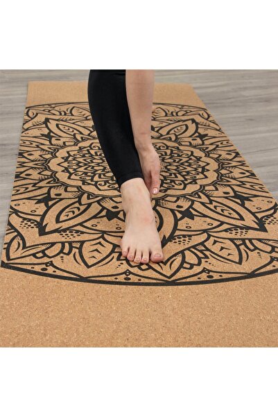 NO BRAND Covor de yoga Myga - Mandala 6 mm XL