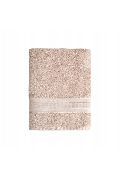 NO BRAND Prosop BAMBOO bej cu fibră de bambus 70x130 cm HOMLA