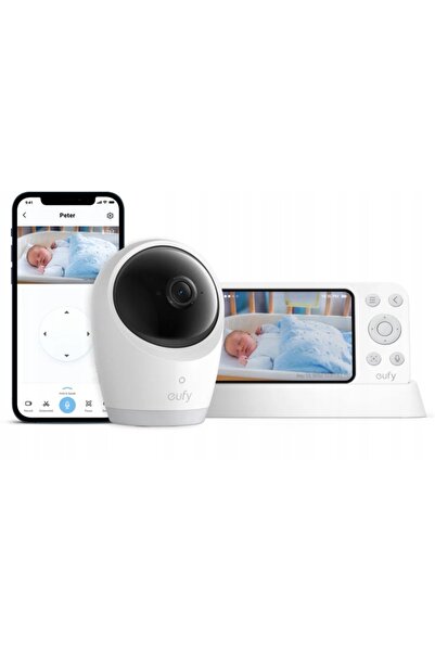Anker Monitor de bebeluși eufy E21 4K Wi-Fi Zoom 8x Baterie 5000mAh