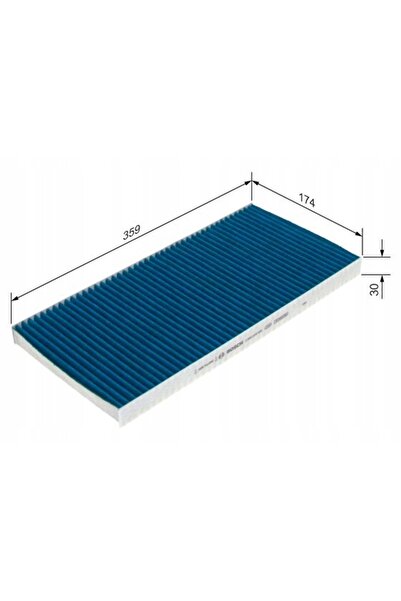 Bosch 0 986 628 585 Filtru, ventilație compartiment pasageri 0986628585
