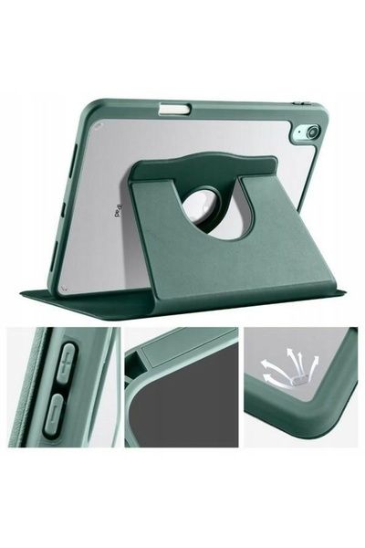 Beline Husă cu suport pentru iPad Air 13 2024, verde /green