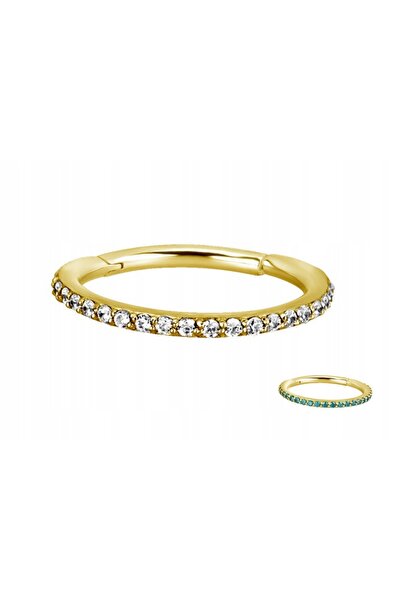 NO BRAND Cercei cerc aurii Sea Prem Zirconia 1.2/12
