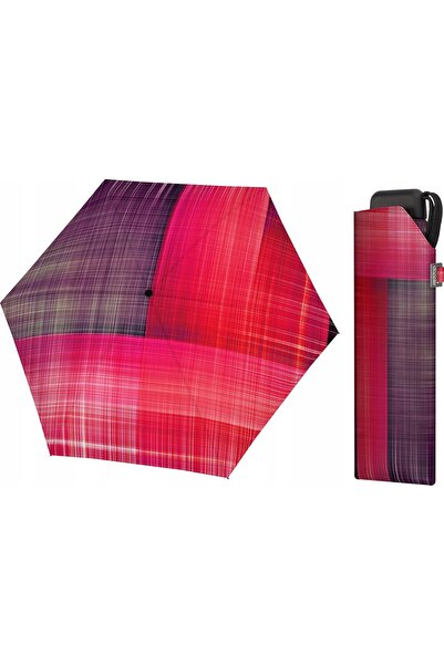 NO BRAND Umbrelă de buzunar Doppler din oțel carbon, mini, cu model carouri r...