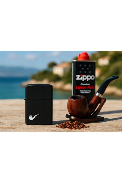 Zippo Set Brichetă CANDY TEAL LOGO +GASOLINE 125ml