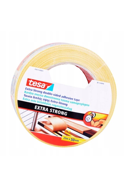 Tesa Bandă adezivă pentru excavări EXTRA REZISTENTĂ 25m x 50mm