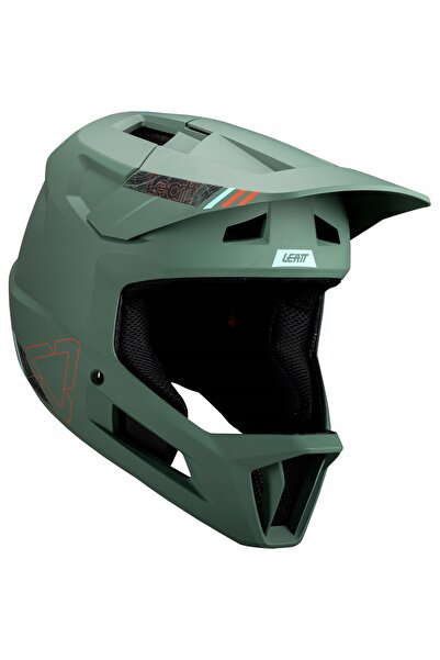 Leatt Casca de ciclism Gravity 1.0 Integrală verde teal mat 61-62 XL