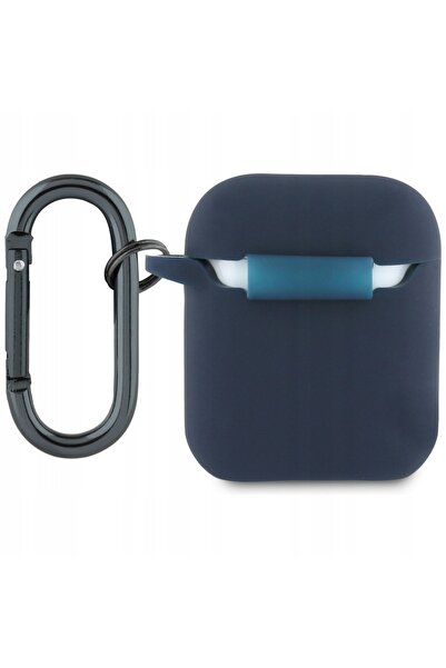 Red Bull Husă de silicon cu logo și linii pentru AirPods 1 / 2, granat