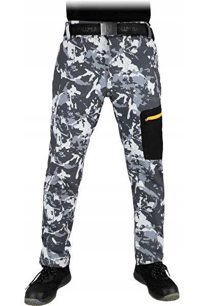 NO BRAND Pantaloni de lucru din material softshell, elastici, stretch, model ...