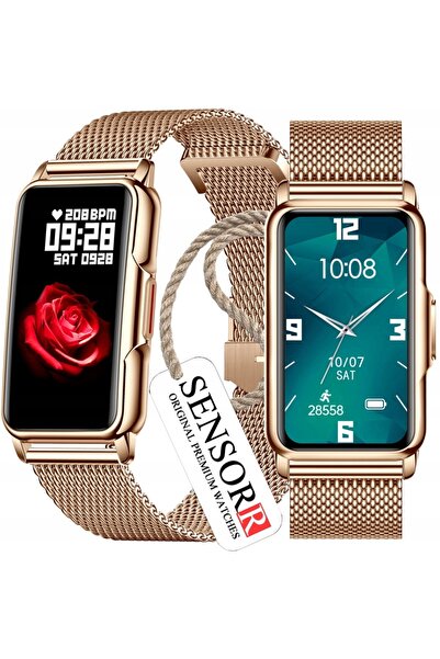 NO BRAND Smartwatch Sensorr SH802023 Portocaliu auriu