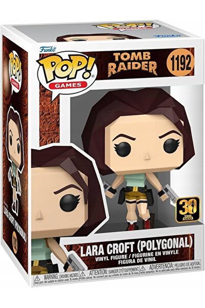 Funko Figurină POP Games: Tomb Raider - Lara Croft (Polygon)