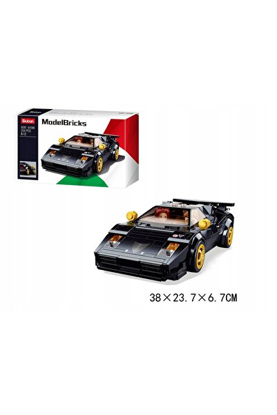 Sluban Blocuri de construcție MB Mașină sport italiană Lamborghini 254 EL