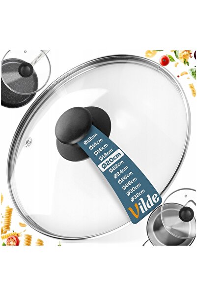 Vilde 2x tigaie GRANITE pentru prăjit și gătit, set cu capac, 20 și 28 cm