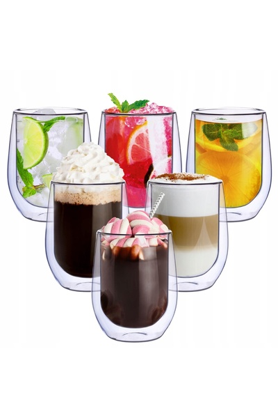NO BRAND Pahare termice pentru băuturi cafea, design Altom, 300ml, 6 bucăți