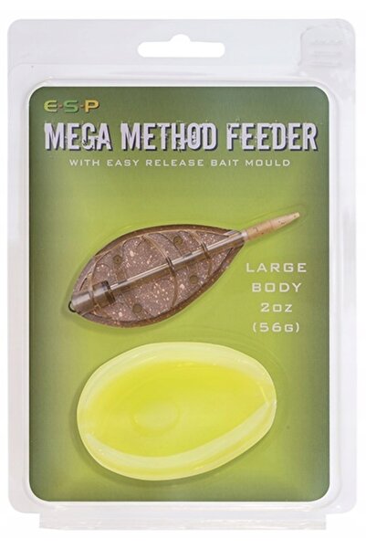 NO BRAND ESP Mega Method coșuleț pentru momeală + matriță Mare 56g