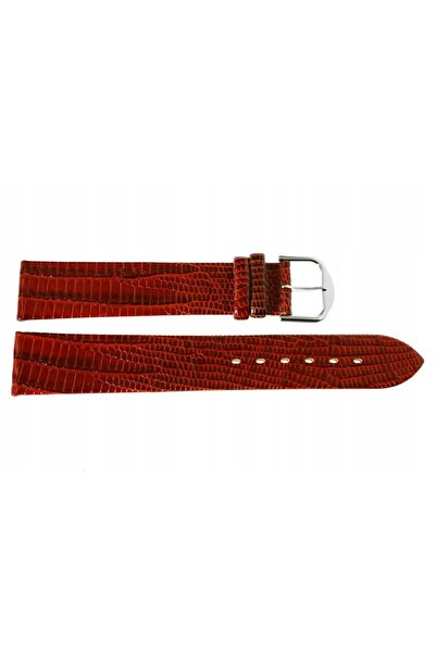 NO BRAND Curea maro REDA 20mm XL WAZH, cataramă argintie