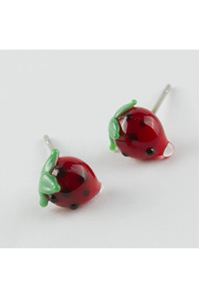 SORA GROUP Strawberry glass earrings