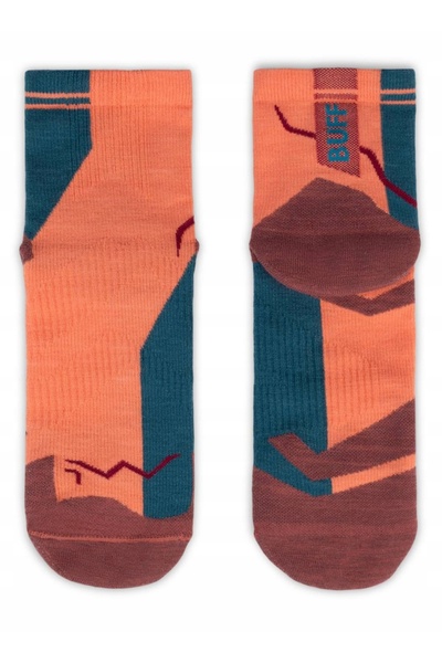 Buff Șosete Merino Ușoare Scurte - flamingo XL