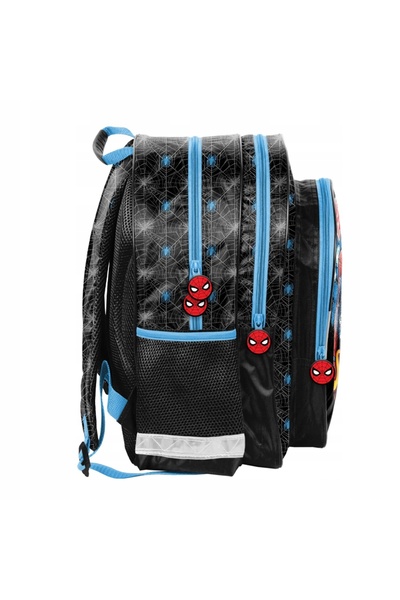 NO BRAND Rucsac școlar Spiderman Paso pentru băieți, 18L, cu multiple compart...