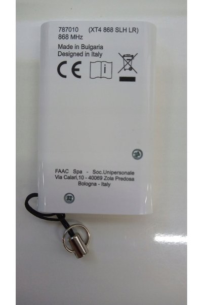 FAAC PILOT 4-CHANNEL XT4 868 SLH LR WHITE