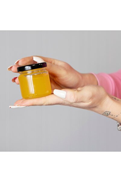 NO BRAND 50 de borcane de sticlă de 100 ml pentru miere, gem și conserve – bo...