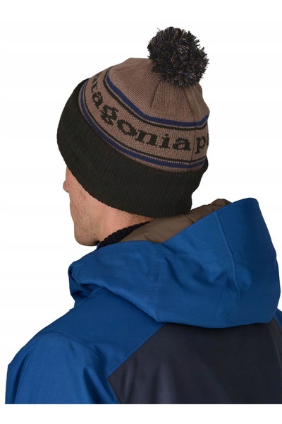 Patagonia Căciulă de iarnă Powder Town Beanie - park stripe / marlow brown