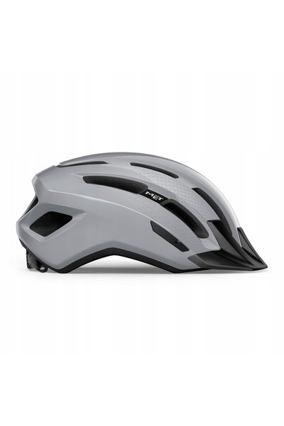 NO BRAND Casca de ciclism Met Downtown Gri Lucios - S/M (52-58 cm)