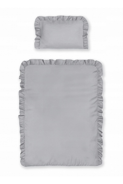 NO BRAND Detexpol Lenjerie de pat din bumbac 100x135 pentru copii, monocromă,...