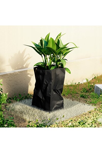 NO BRAND GHIVECI ORIGINAL DIN PLASTIC NEGRU – DESIGN ȘI STIL MODERN