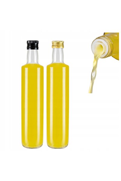 NO BRAND 10X STICLĂ DE STICLĂ DORICA 500ml TRANSPARENTĂ CU DOZATOR pentru ule...