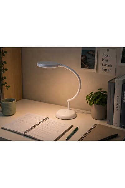 verk group Lampă de birou LED flexibilă, cu suport, control tactil, îndoibilă...
