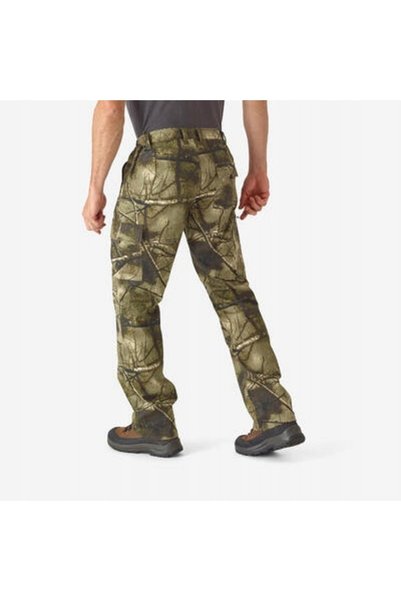 NO BRAND Pantaloni de vânătoare Solognac 100 Respi camo treemetic