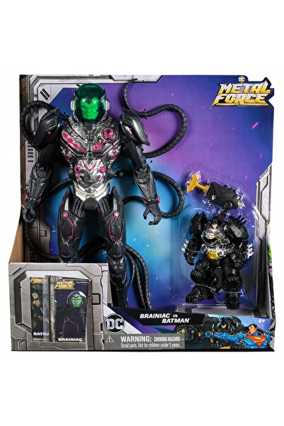 Spin Master Toys Far East DC Metal Force - Set de figurine Brainiac VS Batman...
