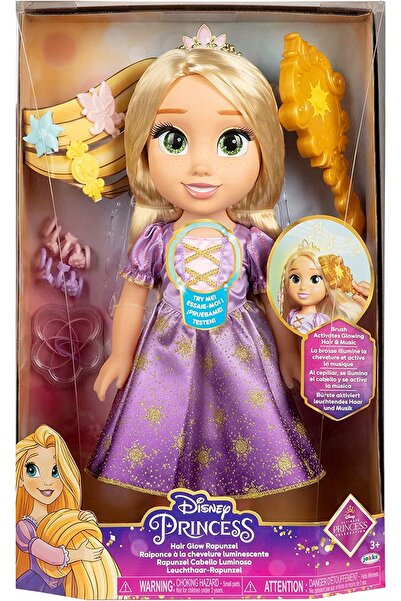 Jakks Pacific Păpușă ROSZPUNKA Cântătoare Luminoasă cu Păr Prințese Disney
