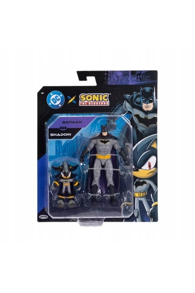 Jakks Pacific Sonic the Hedgehog & DC Comics Figurina Shadow + Batman 43096 3...