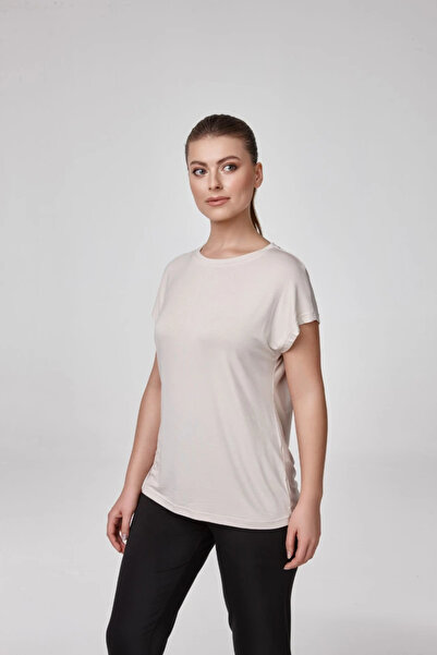 relactive P2520 Women's Kısakol 0 Collar T-Shirt