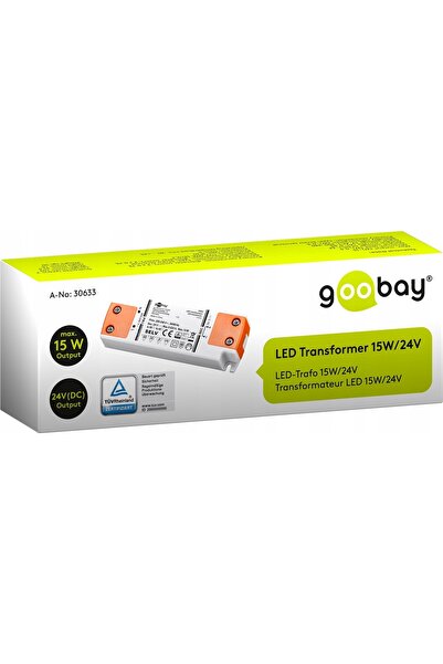 goobay Sursă de alimentare/transformator pentru LED 24 V CC / 15W